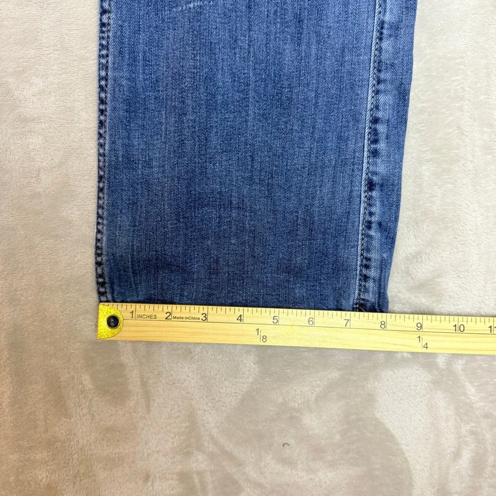 Abercrombie Kids Bootcut Jeans Girls 11/12 Blue Medium Wash Stretch Y2K Casual